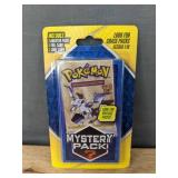 3 Pokemon TCG Packs: Mystery, Foil, Blister with Coin - Brand New