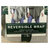Woolrich Reversible Wrap Green Label, One Size $79 Retail - Brand New