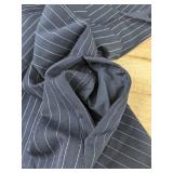 Steve Madden Womens Pinstripe Dress XL Blue White $99 Retail - Brand New