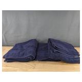 Superior Ultra Plush Turkish Cotton 9 Piece Towel Set in Blue - New *I
