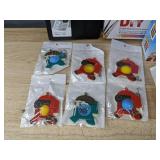 Office Supplies: Tape, Pens, Sticky Notes, 10 Key Chains & More - New