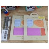 Office Supplies: Tape, Pens, Sticky Notes, 10 Key Chains & More - New