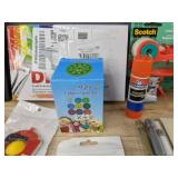 Office Supplies: Tape, Pens, Sticky Notes, 10 Key Chains & More - New