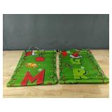 2 Merry Grinchmas Christmas Banners - Brand New