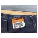 2 Pair Thrive Workwear FR Utility Cargo Pants 36W x 34L - Brand New *Z