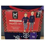 Members Mark Kids Holiday Pajama Set Size 10 - Brand New