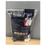 4 Reebok Performance Boxer Briefs Black Small - Brand New