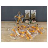 2 Harry Potter Mirror Toys & 6 Suction Cup Giraffe Expandable Legs - Brand New