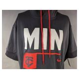Nike MLB Minnesota Twins Mens Short Sleeve Hoodie XL Blue - Brand New