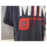 Nike MLB Minnesota Twins Mens Short Sleeve Hoodie XL Blue - Brand New