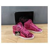 Pastry Pop Tart Glitter Sneakers Fuchsia, Women