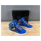 Pastry Pop Tart Glitter Sneakers Blue, Women