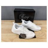 Pastry Studio Trainer Kids Dance White Sneakers, Size 1 - Brand New