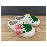 Adult Christmas Tree Holiday Slippers S/M - Brand New