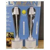 Tech2 Fly Fan with Integrated Light and Charging Pack $45 Retail - Brand New