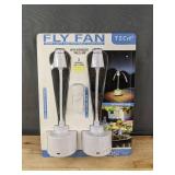 Tech2 Fly Fan with Integrated Light and Charging Pack $45 Retail - Brand New