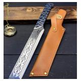 13" Fixed Blade Outdoor Knife with Sheath - Brand New