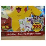 Brand New Pokemon Activity Book with Over 100 Stickers and Foam Stickers