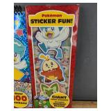 Brand New Pokemon Activity Book with Over 100 Stickers and Foam Stickers
