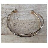 Brand New Two-Tone Cuff Bracelet in Gift Box