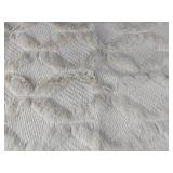 LEISIME Cream Soft Chenille Pillow Covers 16x16, Set of 2