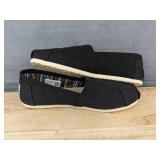 TOMS Alpargata Black Canvas Shoes, Women