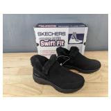Skechers Ladies Swift Fit Boot Black, Size 8 - Brand New