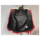 Hein Gericke-Delmar Red/Cream Leather Jacket - Women