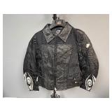 Hein Gericke-Doheny Black Leather/Nylon Jacket - Women