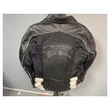 Hein Gericke-Doheny Black Leather/Nylon Jacket - Women