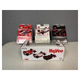 Hyvee Indy Car Series - Set of 3 Cars and 3 Individual Cars with Trading Car - New in Box