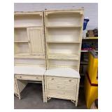 Antique Faux Bamboo Desk Set.