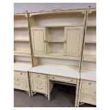 Antique Faux Bamboo Desk Set.