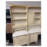 Antique Faux Bamboo Desk Set.