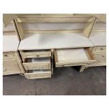 Antique Faux Bamboo Desk Set.