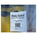 17" Yellow Slush Boots Size 10