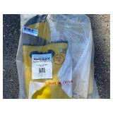 17" Yellow Slush Boots Size 10