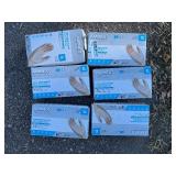 Professional Vinyl Exam Gloves (Six Boxes 100 per Box)