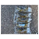 Safety Glasses Fastenal G8 Black Frame, Amber Hard Coat (Five Pair)