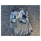 Cotton Gloves - String Knit with Dots Size Large (Qty 5)