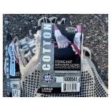 Cotton Gloves - String Knit with Dots Size Large (Qty 5)