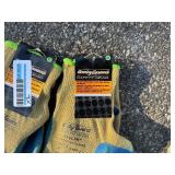 Kevlar Gloves with Crinkle Latex Palm XL (Two Pair)