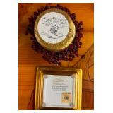 Bernardaud Les Lithopanie "Sailboats and Gold Christmas Candle