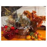 Holiday Floral Design Pieces with Containers