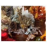 Holiday Floral Design Pieces with Containers