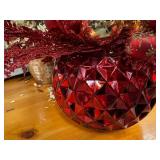 Holiday Floral Design Pieces with Containers