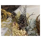 Holiday Floral Design Pieces with Containers