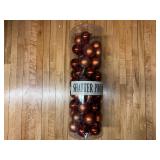 Shatterproof Christmas Ornaments (Large Container 50+ ornaments)