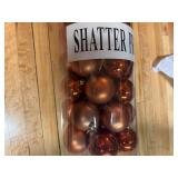 Shatterproof Christmas Ornaments (Large Container 50+ ornaments)