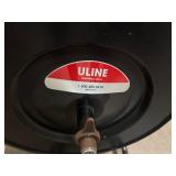 Uline Strapping Tools. Includes Cart with Some Banding, Cutter, Crimper, Tightener, Extra Clips